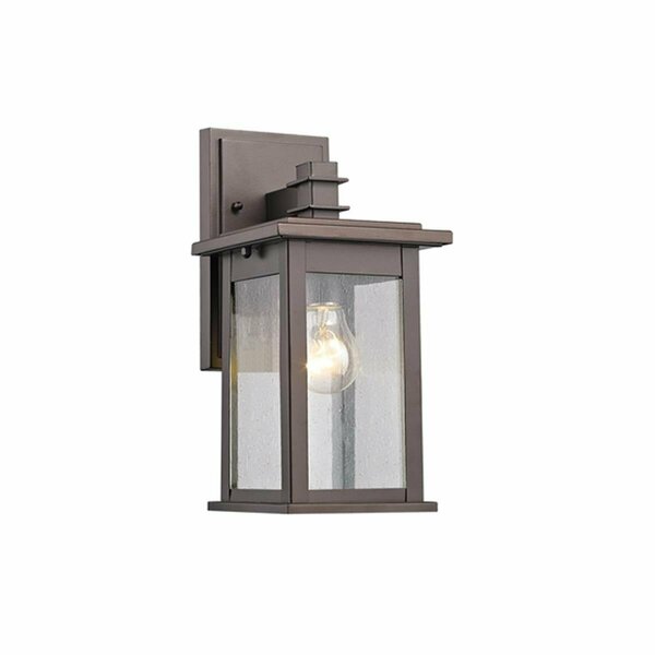 Supershine 12 in. Lighting Tristan Transitional 1 Light Rubbed Bronze Outdoor Wall Sconce - Oil Rubbed Bronze SU2823193
